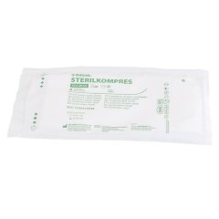 STERILKOMPRES sterilný 10 cm x 20 cm (obálka po 2 ks)