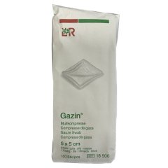 Gazin - gázový kompres nesterilný (100 ks)