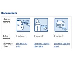 Thermoval baby - bezdotykový teplomer infračervený