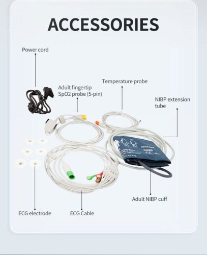 CMS 8000 - monitor životných funkcií (ECG, RESP, SPO2, PR, NIBP, TEMP )