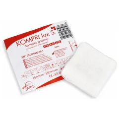 ZARYS KOMPRI lux S - sterilné kompresy z gázy 5 x 5 cm (obálka po 2 ks)