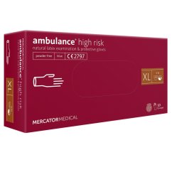 AMBULANCE High Risk - hosszabitott gumikesztyű 50 db