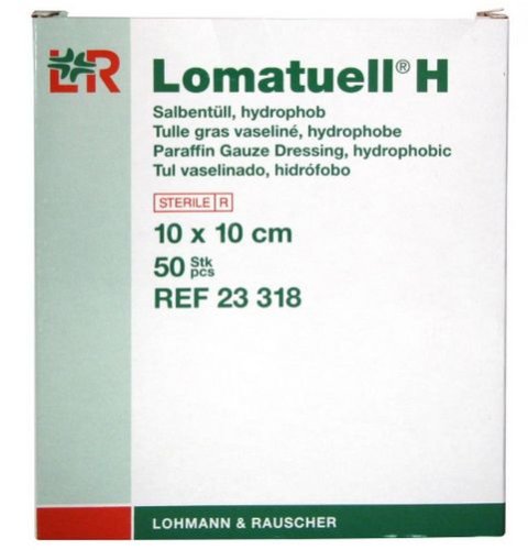 Lomatuell H 10 x 10 cm / 50 darab zsíros  tüll