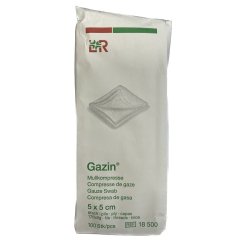 Gazin - gázový kompres nesterilný (100 ks)