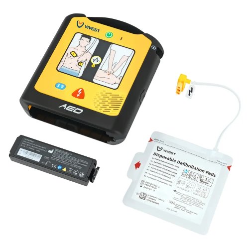 Vivest A1 - AED defibrilátor s detským módom a univerzálnymi elektródami