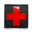 Reflexná nášivka Velcro Medic Cross 5 cm