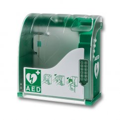 AED doboz riasztóval, kódzár és fűtés AIVIA 210 OUTDOOR