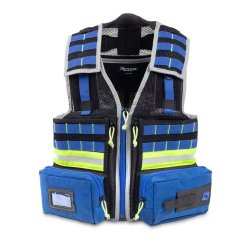 E-VEST'S - mentőmellény (varrott elülső zsebekkel)
