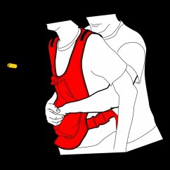 ACT FAST - mellény a Heimlich-manőver gyakorlásához