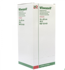 VLIWAZELL– sterilní komprese 10x20 cm 30 ks