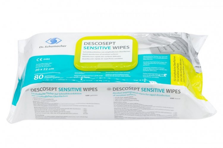 Descosept sensitive wipes - obrúsky