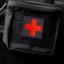 Reflexná nášivka Velcro Medic Cross 5 cm