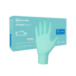 Mercator Nitrylex GREEN  - 100 ks -  nitrilové vyšetrovacie rukavice