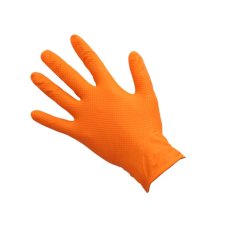 MERCATOR powergrip NARANCSSÁRGA - nitril erősítésű kesztyű (vel. M)