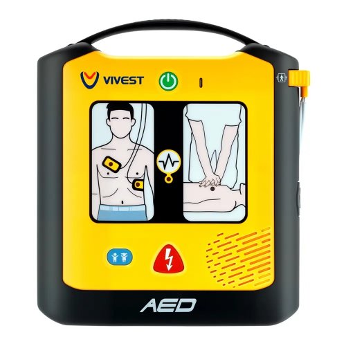Vivest A1 - AED defibrilátor s detským módom a univerzálnymi elektródami