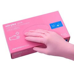 NITRILEX Rózsaszín - nitril kesztyű rózsaszín 100 db