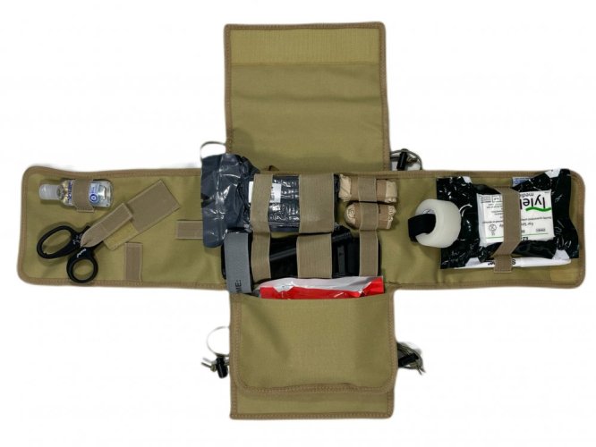 IFAK BEXACAR KIT2 - taktické puzdro do auta s náplňou