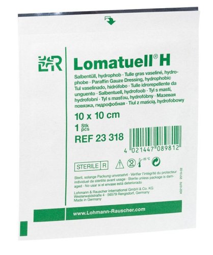 Lomatuell H 10 x 10 cm / 1 ks mastný tyl Exp. 09/2026