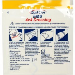 QuikClot EMS 4x4Dressing - hemostatické krytie