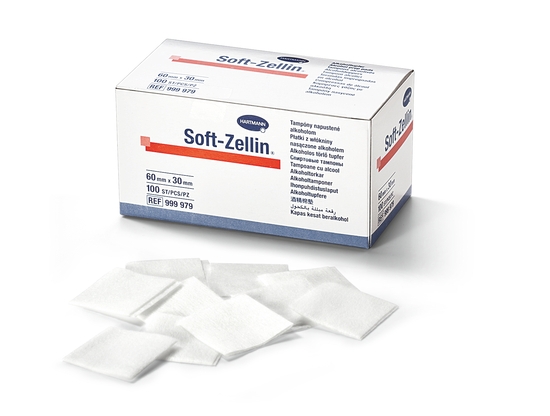 Soft-Zellin 100x tampón s dezinfekciou