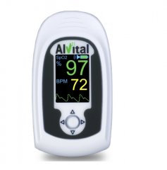 Alvital B -prstový pulzný oxymeter s alarmom