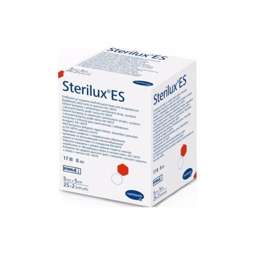 Sterilux ES sterilný 5 cm x 5 cm Exp. 5/2026