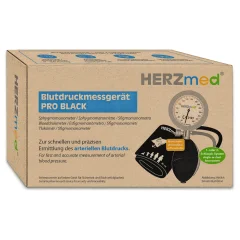 HERZmed aneroid vérnyomásmérő PRO I Black