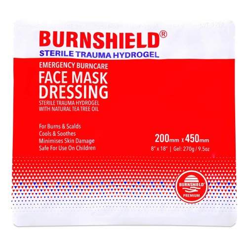 Burnshield krytie tváre 20 cm x 45 cm