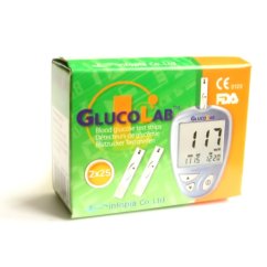 GlucoLab glükométer - tesztcsíkok 50 db