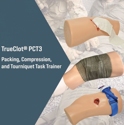 TrueClot PCT3 - trenažér na turniket a pakovanie rany