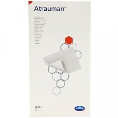 Atrauman AG 10 x 10 cm 10 ks mastné sterilné krytie so striebrom
