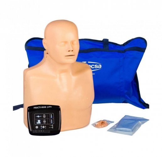 PRACTI-MAN PLUS - resuscitačná figurína 2v1 (dospelý a dieťa) s vyhodnocovaním