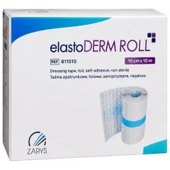 ZARYS elastoDERM ROLL 10 cm x 10 m fóliová transparentná náplasť