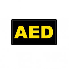 Nášivka 3D AED VELCRO