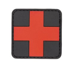 Tapasz 3D Medic Cross PIROS/FEKETE 4 cm