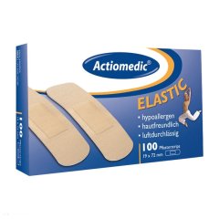 ACTIOMEDIC ELASTIC - 100 darab tapasz 19 mm x 72 mm