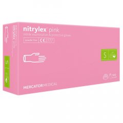 NITRYLEX Pink - nitrilové rukavice ružové 100 ks