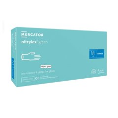 Mercator Nitrylex GREEN  - 100 ks -  nitrilové vyšetrovacie rukavice