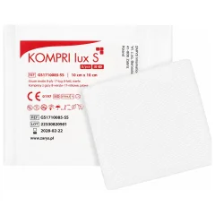 ZARYS KOMPRI lux S - sterilný kompres z gázy 10 x 10 cm (obálka)
