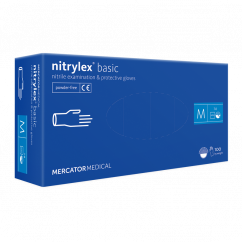 NITRYLEX Basic modré - nitrilové rukavice veľ. S (exp. 08/2023)