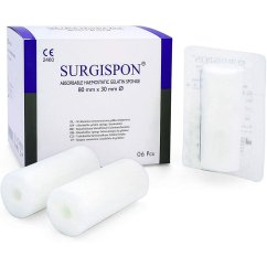 SURGISPON Tampóny 80 x 30 mm