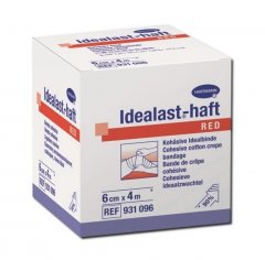 Idealast-výšivka - elastická bandáž 6 cm x 4 m červená