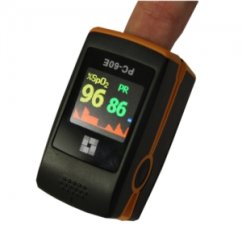 Ujjhegy oximéter Herzmed PC-60E + babaszonda ingyenes