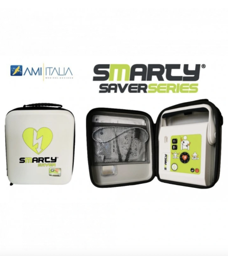 AED Smarty Saver - defibrilátor s univerzálnymi elektródami