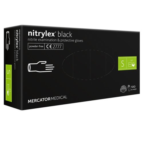 NITRYLEX Black - nitrilové rukavice čierne 100 ks