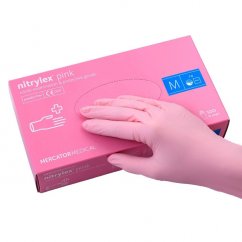 NITRILEX Rózsaszín - nitril kesztyű rózsaszín 100 db