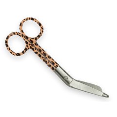 Preväzové nožnice Gima Lister 14 cm - leopard