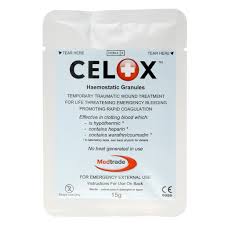 CELOX 15 g - hemostatické granule