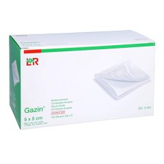 Gazin sterilný 5 cm x 5 cm (50 obálok á 2 ks)